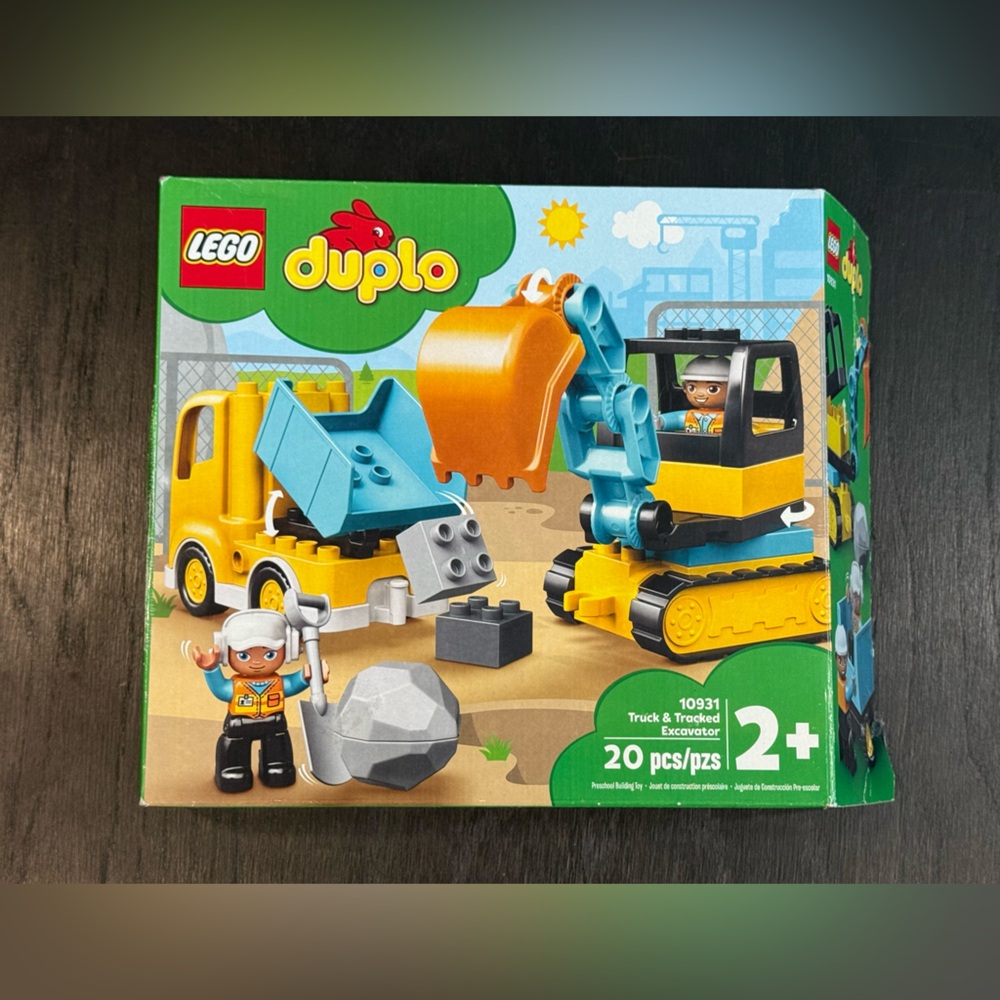 LEGO - Duplo: Truck and Tracked Excavator - 20pcs #10931 for Ages 2+